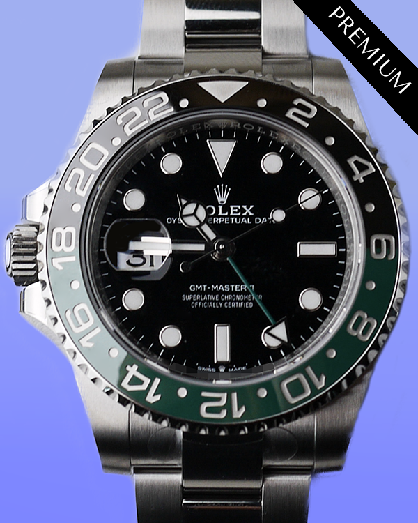 2024 Rolex GMT-Master II "Sprite" 40MM Black Dial Oyster Bracelet (126720VTNR)