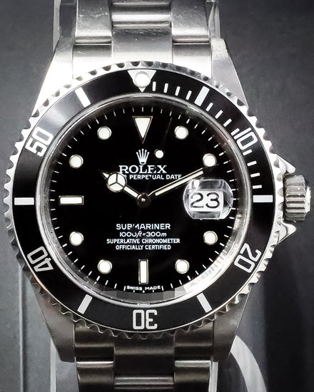 2008 Rolex Submariner Date 40MM Black Dial Oyster Bracelet (16610)