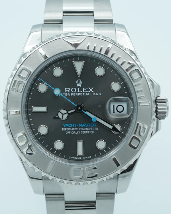 2021 Rolex Yacht-Master 37MM Rhodium Dial Oyster Bracelet (268622)