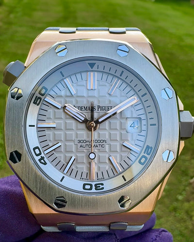 Audemars Piguet Royal Oak Offshore Diver L.E. 42MM Grey Dial Rubber Strap (15711OI.OO.A006CA.01)