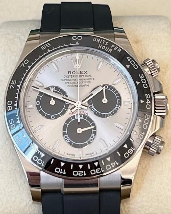 2023 Rolex Cosmograph Daytona 40MM Silver Dial Oysterflex Strap (126519LN)