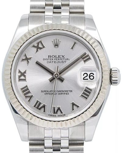 Rolex Datejust 31MM Silver Dial Jubilee Bracelet (178274)