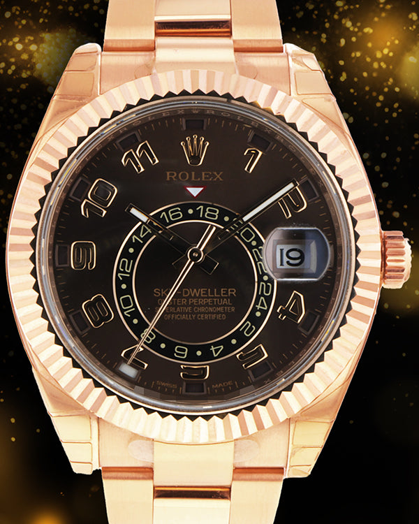 2018 Rolex Sky-Dweller 42MM Chocolate Dial Oyster Bracelet (326935)