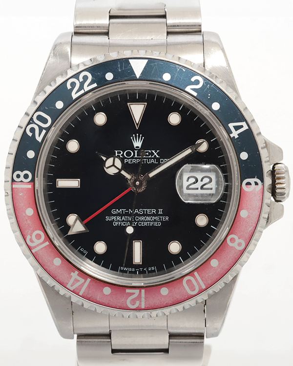 1995 (W Serial) Rolex GMT-Master II 40MM Black Dial Oyster Bracelet (16710)