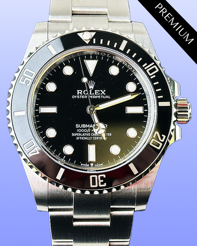 2024 Rolex Submariner No-Date 41MM Black Dial Oyster Bracelet (124060)