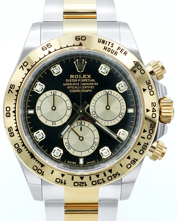 2024 Rolex Cosmograph Daytona 40MM Black Dial Two-Tone Oyster Bracelet (126503)