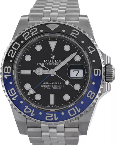 2023 Rolex GMT-Master II "Batgirl" 40MM Black Dial Jubilee Bracelet (126710 BLNR)