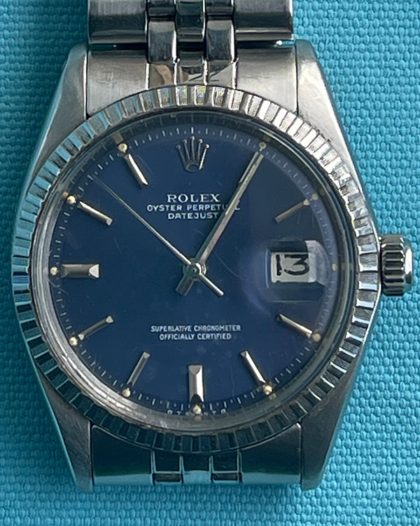 Rolex Datejust 36MM Blue Dial Jubilee Bracelet (1601)