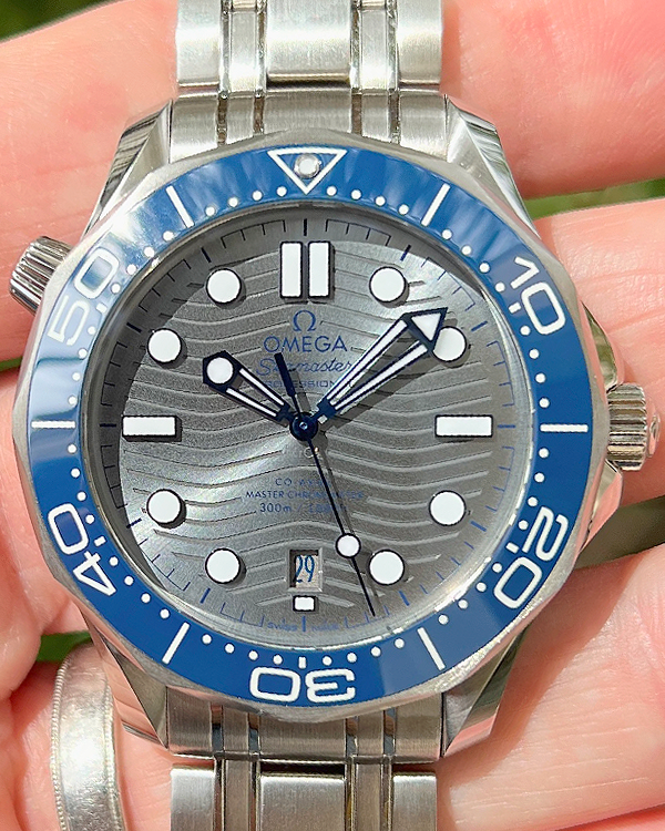 2024 Omega Seamaster 42MM Grey Dial Steel Bracelet (210.30.42.20.06.001)