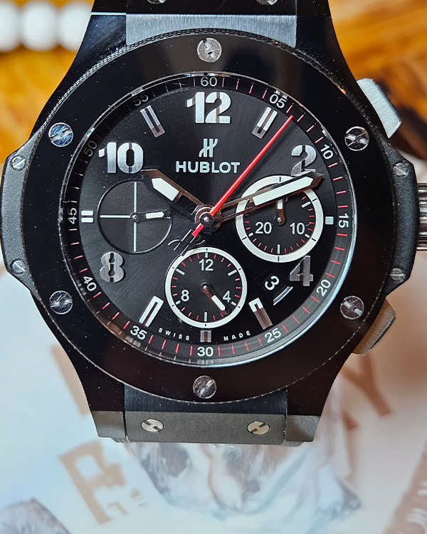 Hublot Big Bang Black Magic 44MM Black Dial Rubber Strap (301.CX.130.RX)