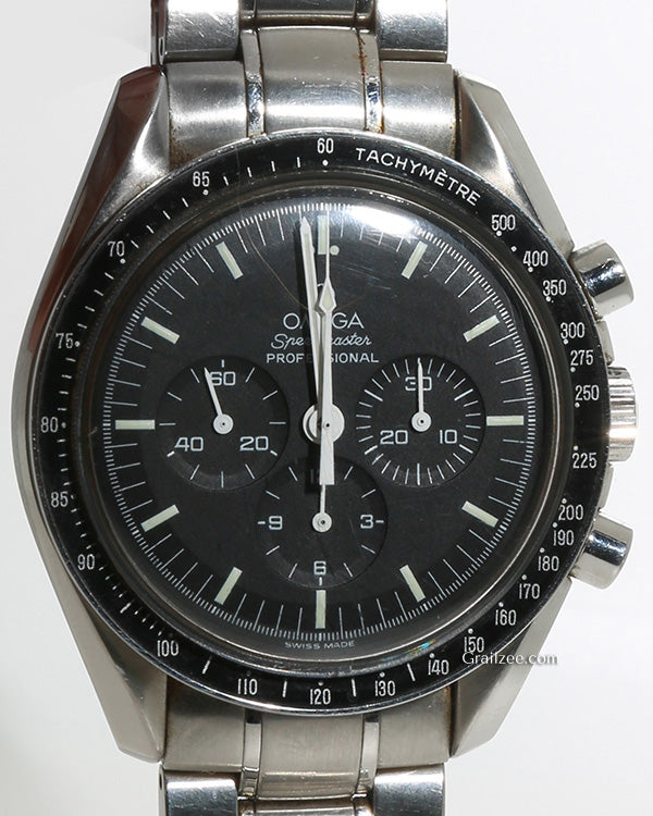 Omega Speedmaster Professional Moonwatch 42MM Black Dial Steel Bracelet (3570.50)