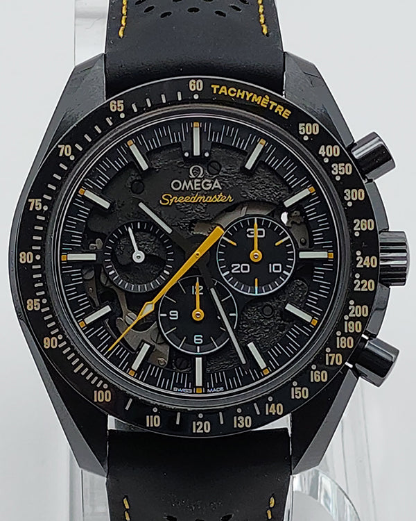 2020 Omega Speedmaster Dark Side Of The Moon "Apollo 8" 44.25MM Skeleton Dial Leather Strap (311.92.44.30.01.001)