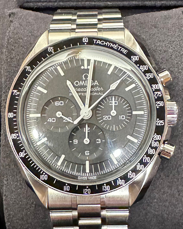 2024 Omega Speedmaster Professional Moonwatch 42MM Black Dial Steel Bracelet (310.30.42.50.01.001)