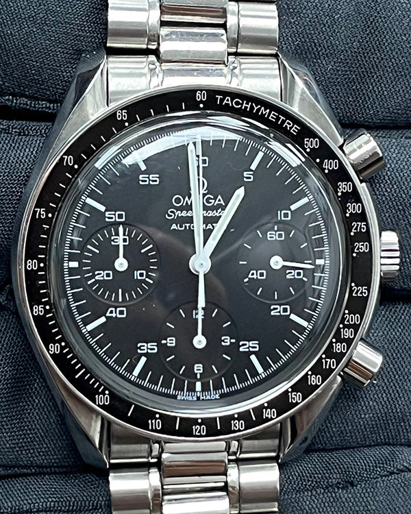 Omega Speedmaster Reduced 39MM Black Dial Steel Bracelet (3510.50.00)