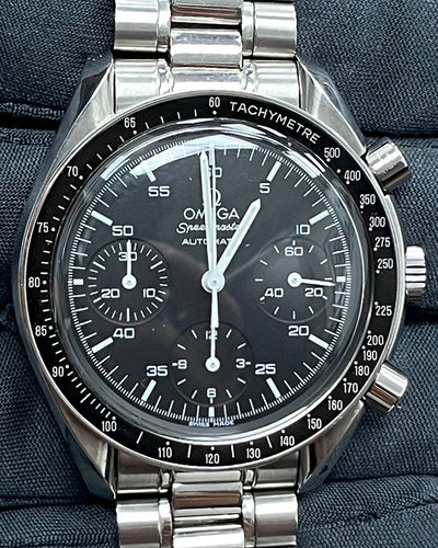 Omega Speedmaster Reduced 39MM Black Dial Steel Bracelet (3510.50.00)