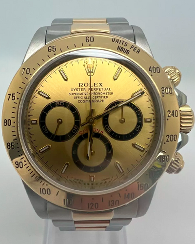 Rolex Cosmograph Daytona 40MM Champagne Dial Two-Tone Oyster Bracelet (16523)