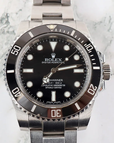 2020 Rolex Submariner No-Date 40MM Black Dial Oyster Bracelet (114060)