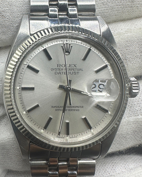 Rolex Datejust 36MM Silver Dial Jubilee Bracelet (1601)