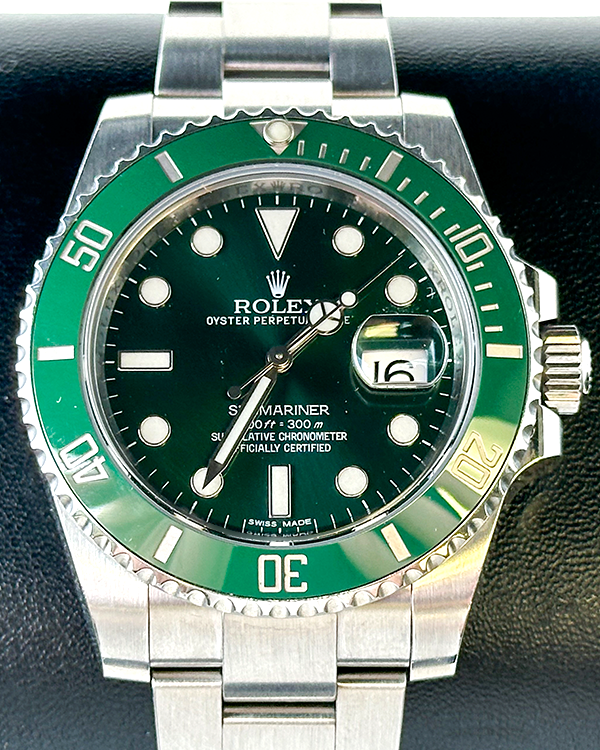 Rolex Submariner Date “Hulk” 40MM Green Dial Steel Bracelet (116610LV)