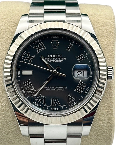 Rolex Datejust 41MM Black Dial Oyster Bracelet (126334)