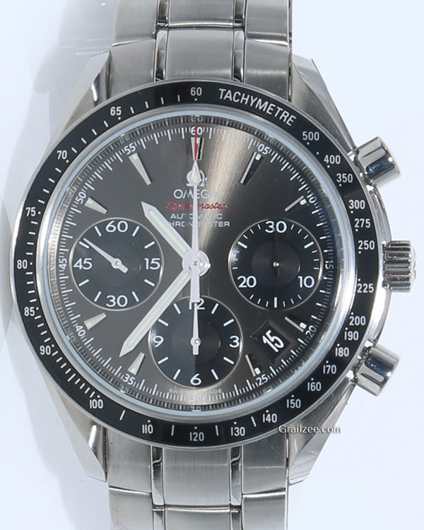 2017 Omega Speedmaster Date 40MM Grey Dial Steel Bracelet (323.30.40.40.06.001)