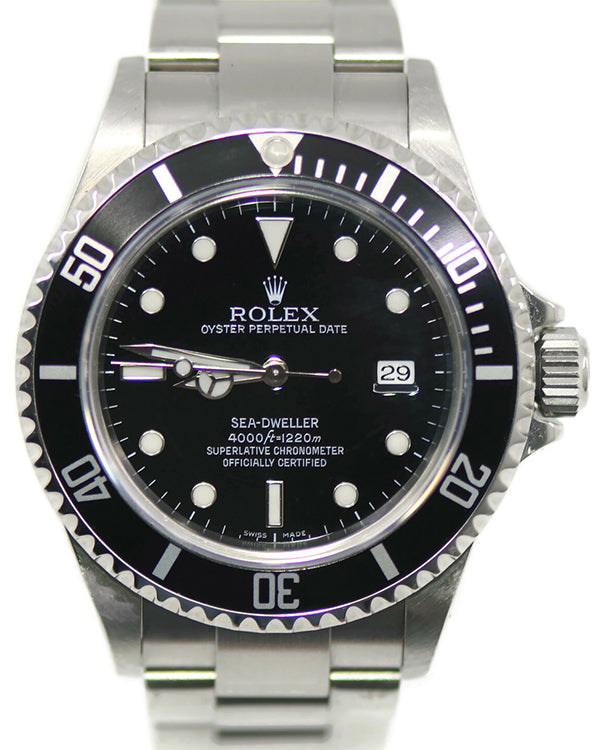 2010 Rolex Sea-Dweller 40MM Black Dial Steel Bracelet (16600)