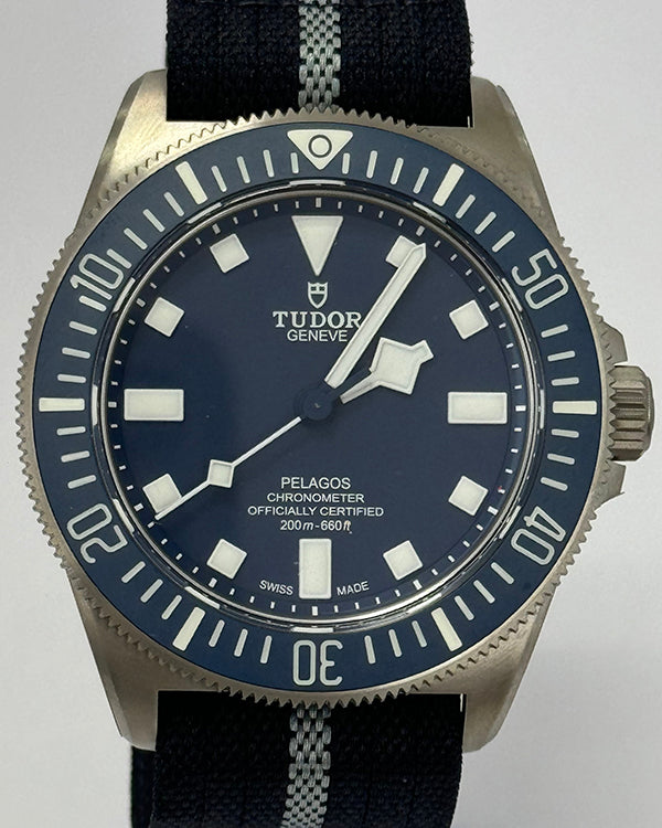 2022 Tudor Pelagos FXD 42MM Blue Dial Textile Strap (25707B/22)