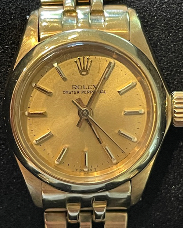 1978 (523 Mill Serial) Rolex Oyster Perpetual 26MM Champagne Dial Jubilee Bracelet (6718)