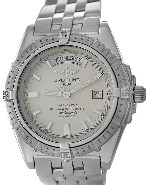 Breitling Headwind 44MM White Dial Steel Bracelet (A45355)