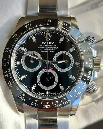 2019 Rolex Cosmograph Daytona 40MM Black Dial Oyster Bracelet (116500LN)