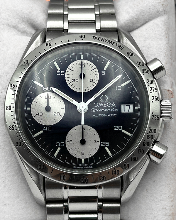 1998 Omega Speedmaster Date 39MM Black Dial Steel Bracelet (3511.50.00)