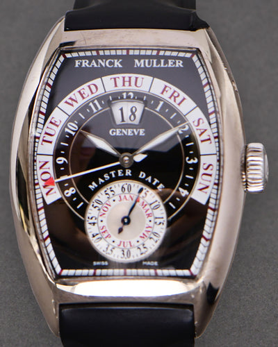 2012 Franck Muller Cintrée Curvex 39.6x55.4MM Black Dial Rubber Strap (8880 GD)