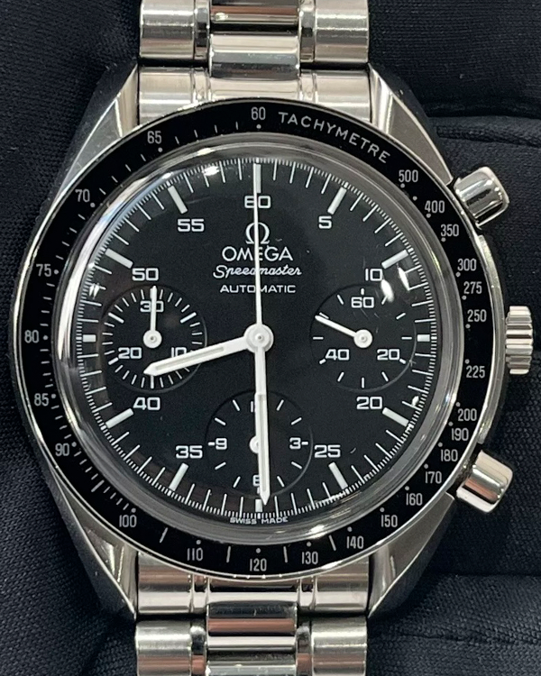 Omega Speedmaster Reduced 39MM Black Dial Steel Bracelet (3510.50.00)