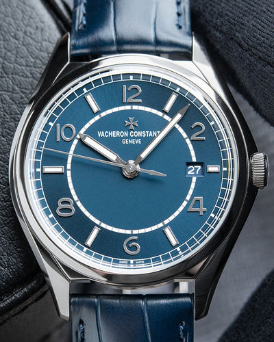 2024 Vacheron Constantin Fiftysix 40MM Blue Dial Leather Strap (4600E/000A-B487)