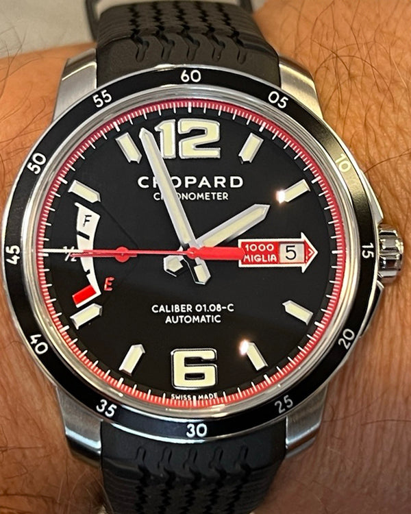 2024 Chopard Mille Miglia GTS Power Control 43MM Black Dial Rubber Strap (168566-3001)