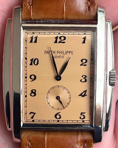 Patek Philippe Gondolo 43MM Salmon Dial Leather Strap (5124G)