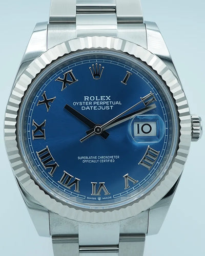 2022 Rolex Datejust 41MM Blue Dial Oyster Bracelet (126334)