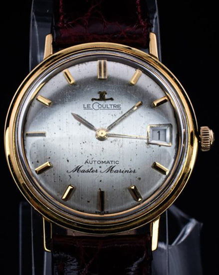 Jaeger-LeCoultre Master Mariner 35MM Silver Dial Aftermarket Leather Strap (K881)