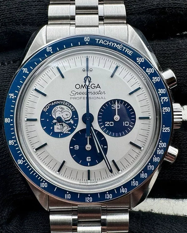 2023 Omega Speedmaster Anniversary Series “Silver Snoopy Award” 42MM Silver Dial Steel Bracelet (310.32.42.50.02.001)