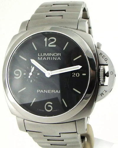 Panerai Luminor Marina 1950 3 Days Automatic 44MM Black Dial Steel Bracelet (PAM00328)