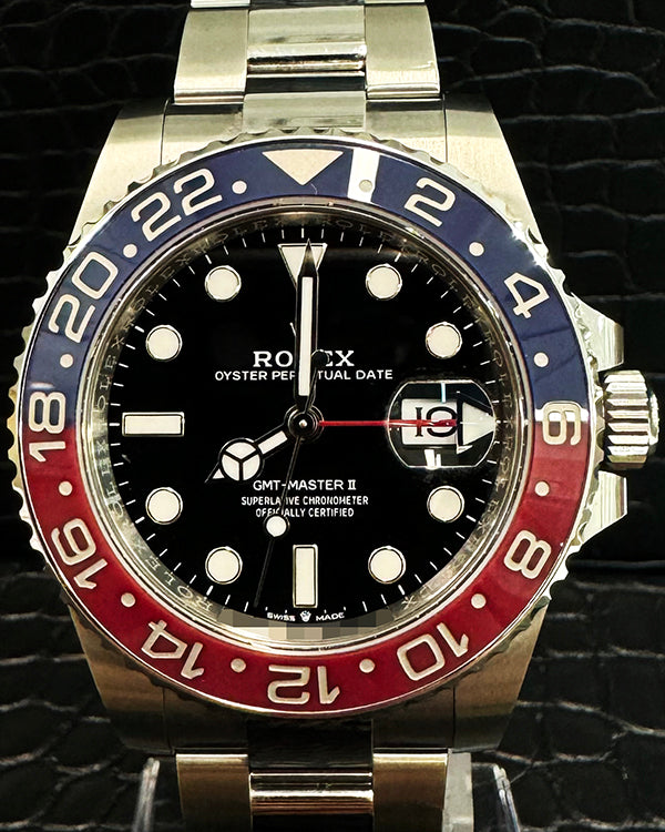 2023 Rolex GMT-Master II "Pepsi" 40MM Black Dial Oyster Bracelet (126710BLRO)