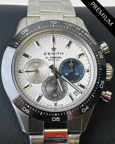 No Reserve - 2024 Zenith Chronomaster Sport 41MM White Dial Steel Bracelet (03.3100.3600/69.M3100)