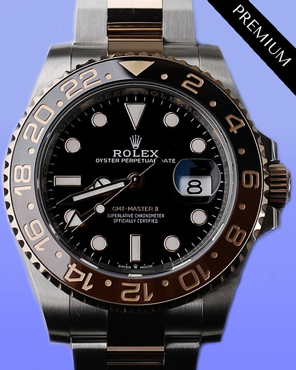 2024 Rolex GMT-Master II "Rootbeer" 40MM Black Dial Two-Tone Oyster Bracelet (126711CHNR)