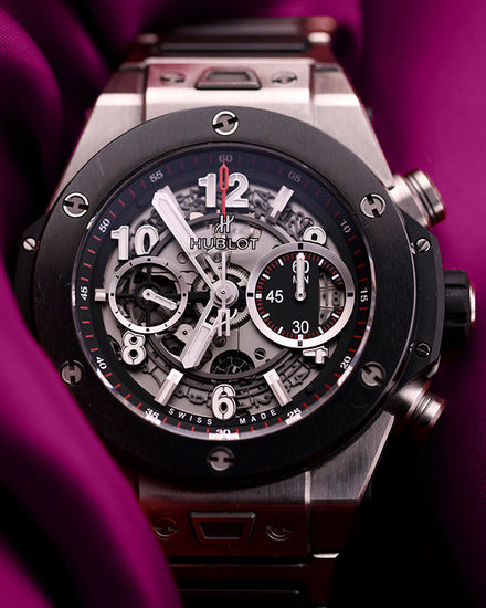 2016 Hublot Big Bang Unico 45MM Skeleton Dial Titanium Bracelet (411.NM.1170.NM)