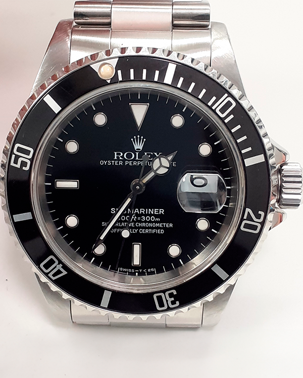 1997 (U Serial) Rolex Submariner Date 40MM Black Dial Oyster Bracelet (16610)