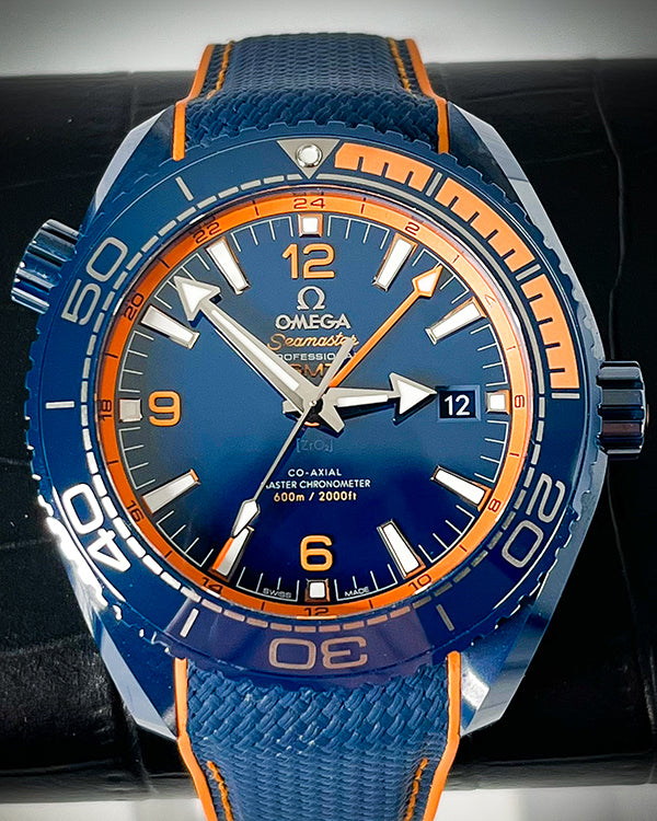 Omega Seamaster Planet Ocean "Big Blue" 45.5MM Blue Dial Rubber Strap (215.92.46.22.03.001)