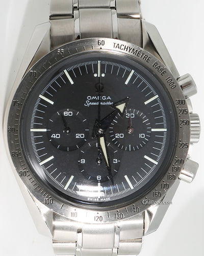 Omega Speedmaster 42MM Black Dial Steel Bracelet (145.0222)