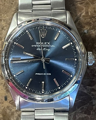 Rolex Air-King 34MM Blue Dial Oyster Bracelet (5500)