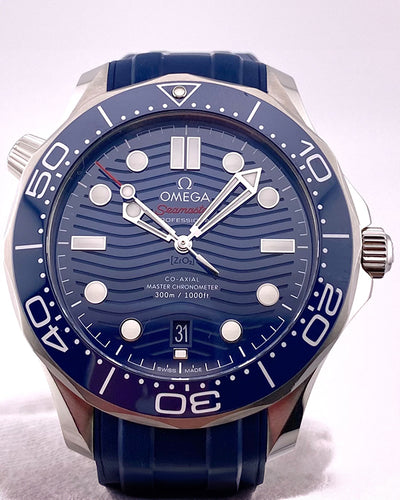 Omega Seamaster Diver 300M 42MM Blue Dial Rubber Strap (210.32.42.20.03.001)