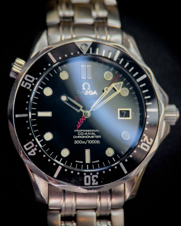 2008 Omega Seamaster Diver 300M Chronometer "James Bond 007" L.E. 41MM Black Dial Steel Bracelet (212.30.41.20.01.001)